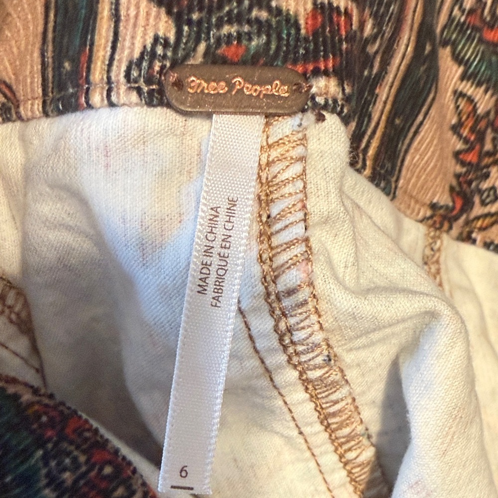 Free People Multicolor Patterned Mini Skirt - Picture 2 of 4